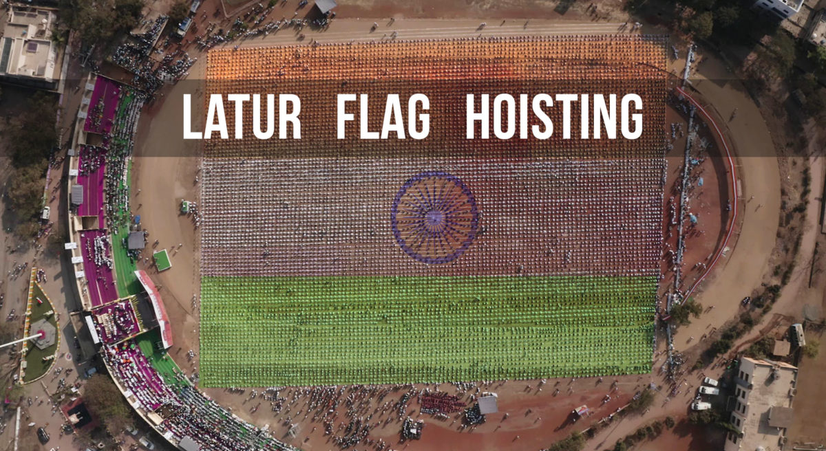 Latur Flag Hoisting